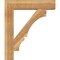 Ekena Millwork Balboa Block Rough Sawn Bracket w/ Offset Brace, Western Red Cedar, 8"W x 34"D x 40"H BKT0806X34X40BOA05RWR - alternate 3